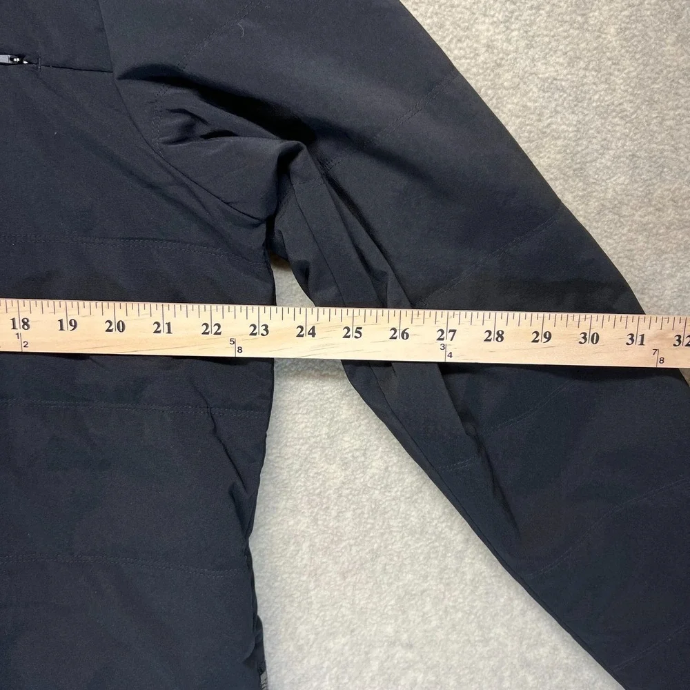 Air Jordan Mens Quilted Jacket Long Sleeve Black 1/2 Snap‎ Pullover Sport L